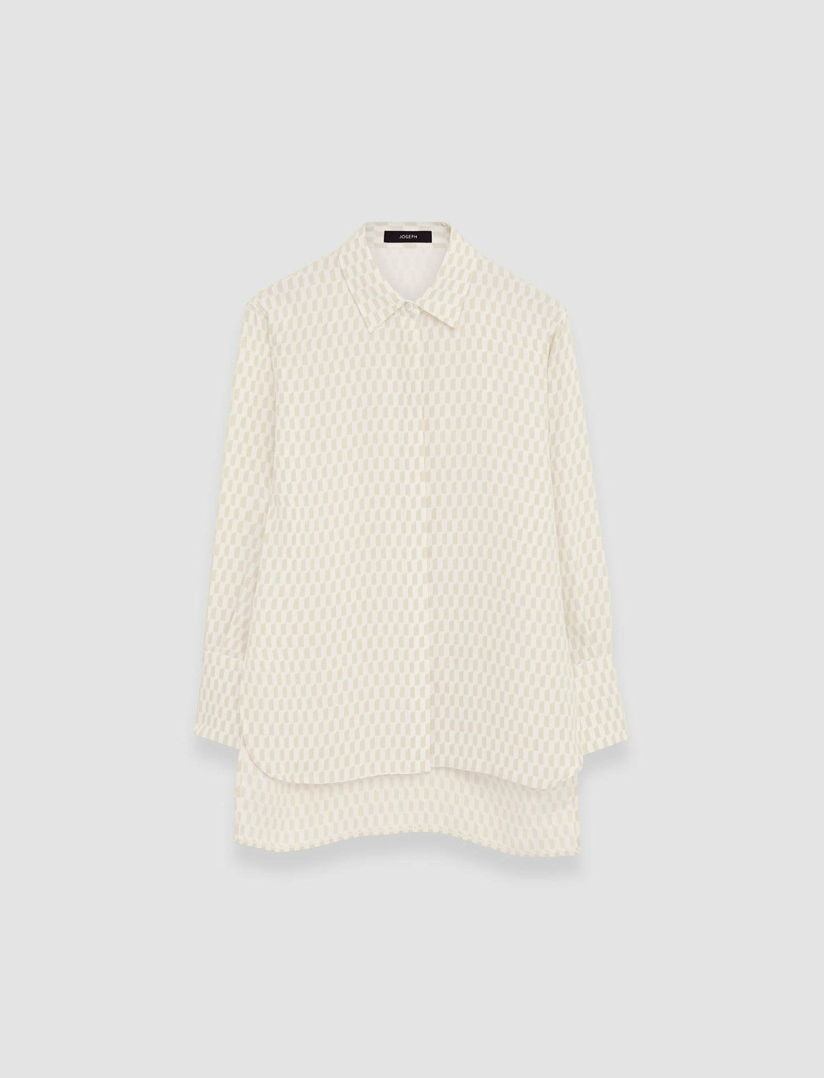 JOSEPH Fashion Women Alcove Print Bold Blouse Pale Olive/Ivory
