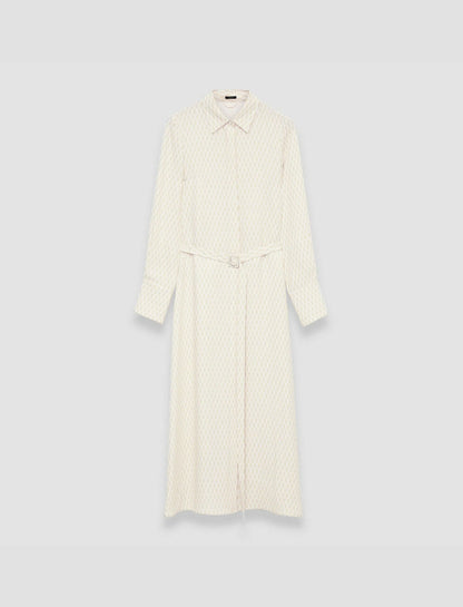 JOSEPH Fashion Women Alcove Print Dulac Dress Pale Olive/Ivory