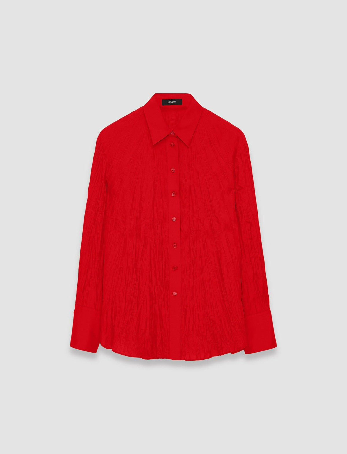 JOSEPH Fashion Women Habotai Silk Bercy Blouse Crimson