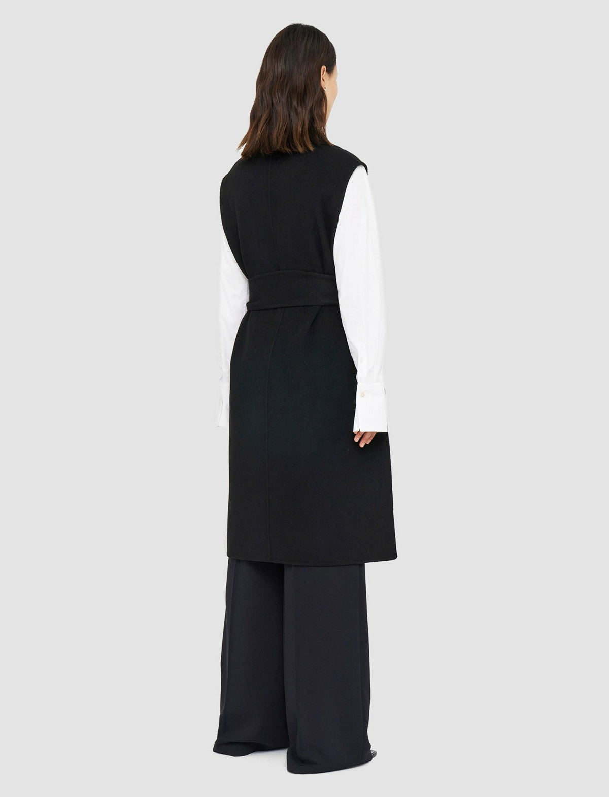 JOSEPH Fashion Women Double Face Cashmere Garance Jacket Black