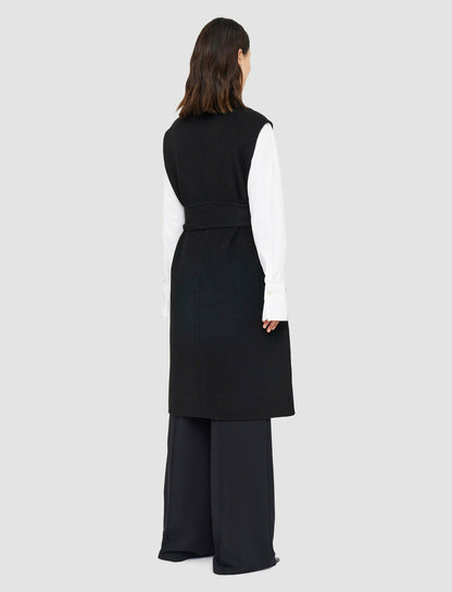JOSEPH Fashion Women Double Face Cashmere Garance Jacket Black