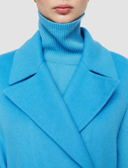 JOSEPH Fashion Women Double Face Cashmere Garance Jacket Dark Arctic