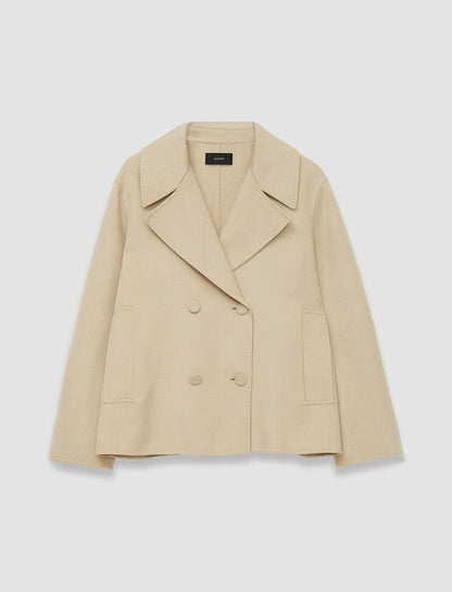 JOSEPH Fashion Women Gilkes Light Double Face Jacket Safari