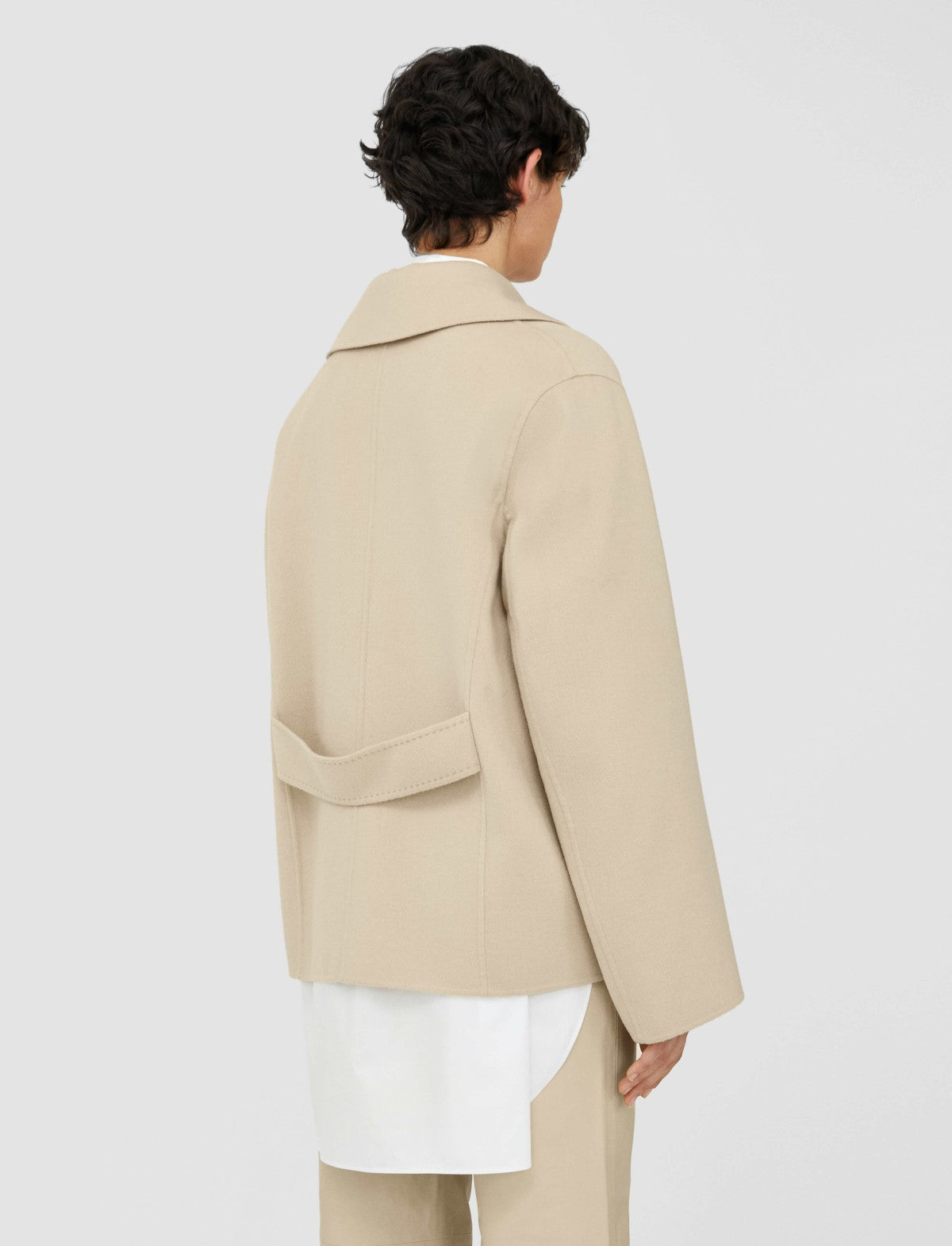 JOSEPH Fashion Women Gilkes Light Double Face Jacket Safari