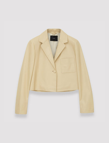 JOSEPH Fashion Women Nappa Leather Jamot Jacket Safari