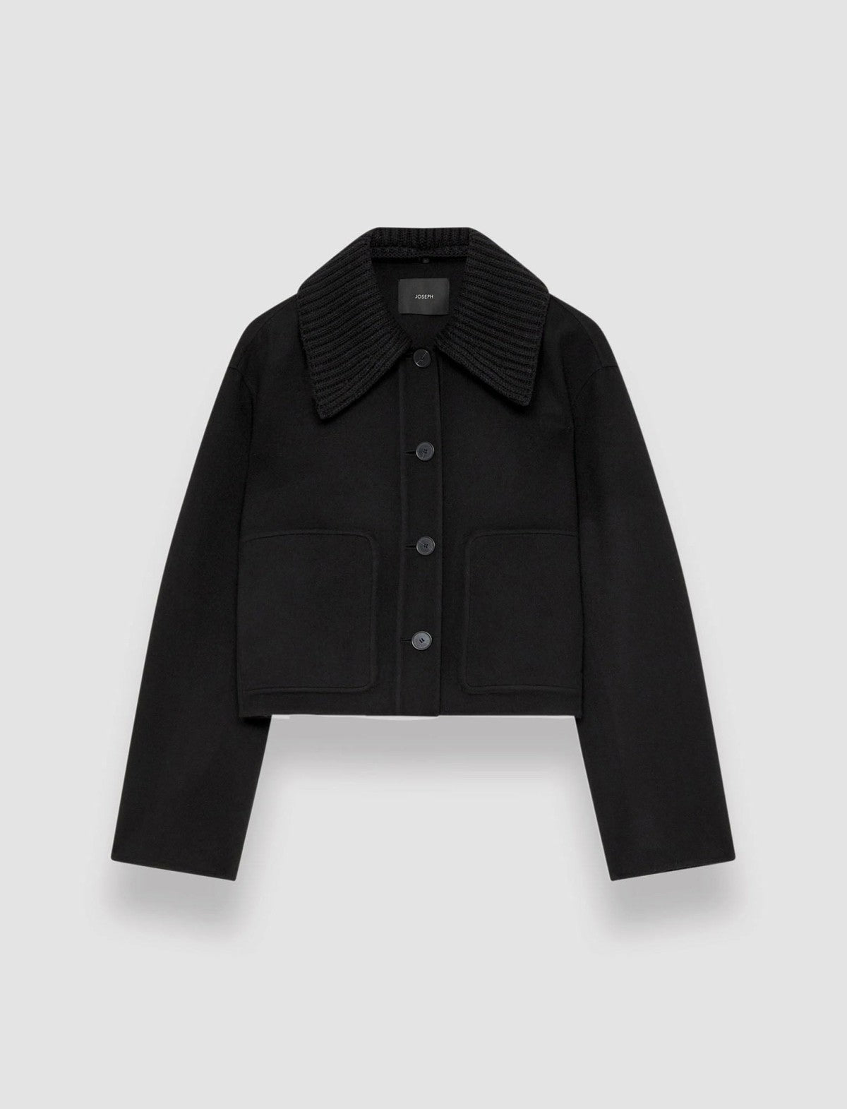 JOSEPH Fashion Women Light Double Face Jarente Jacket Black