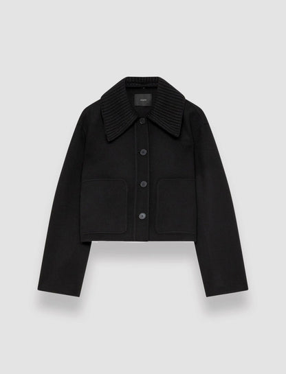 JOSEPH Fashion Women Light Double Face Jarente Jacket Black
