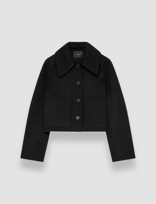 JOSEPH Fashion Women Light Double Face Jarente Jacket Black