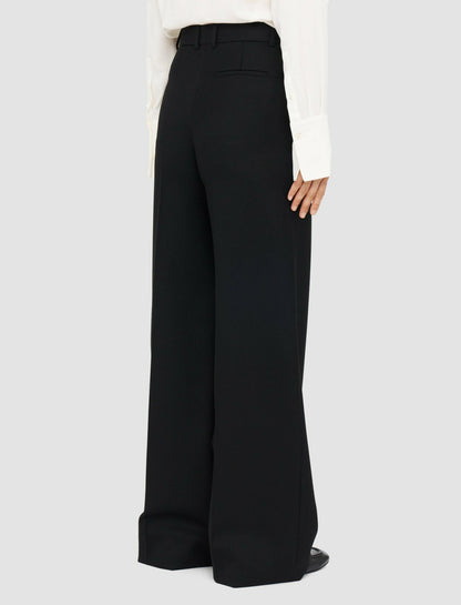 JOSEPH Fashion Women Fluid Wool Alana Trousers Black