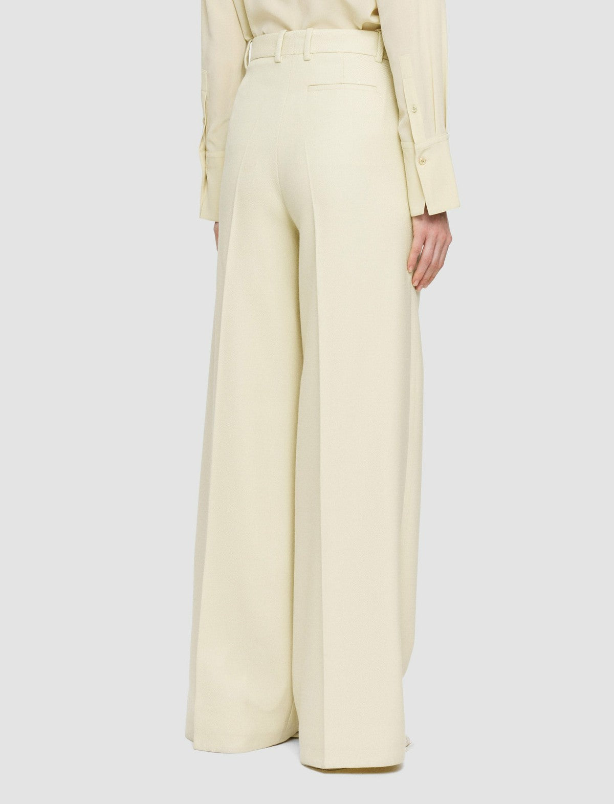 JOSEPH Fashion Women Fluid Wool Alana Trousers Pale Olive