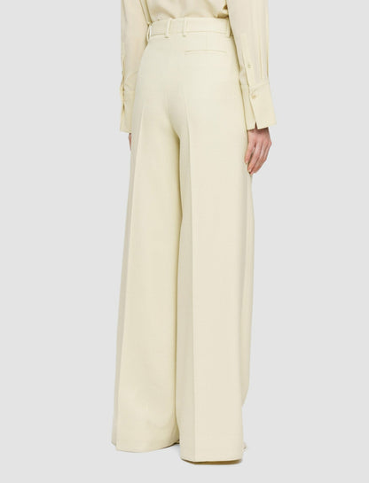 JOSEPH Fashion Women Fluid Wool Alana Trousers Pale Olive