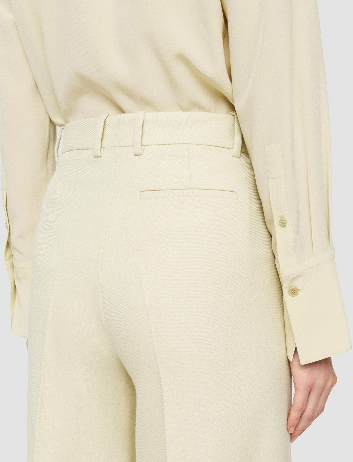 JOSEPH Fashion Women Fluid Wool Alana Trousers Pale Olive