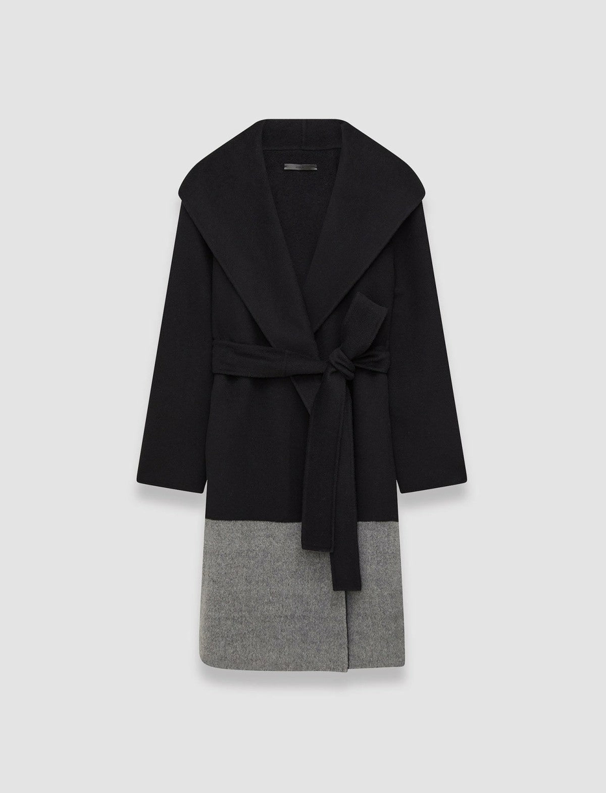 JOSEPH Fashion Women Aga Reversible Double Face Colourblock Coat Black/Grey