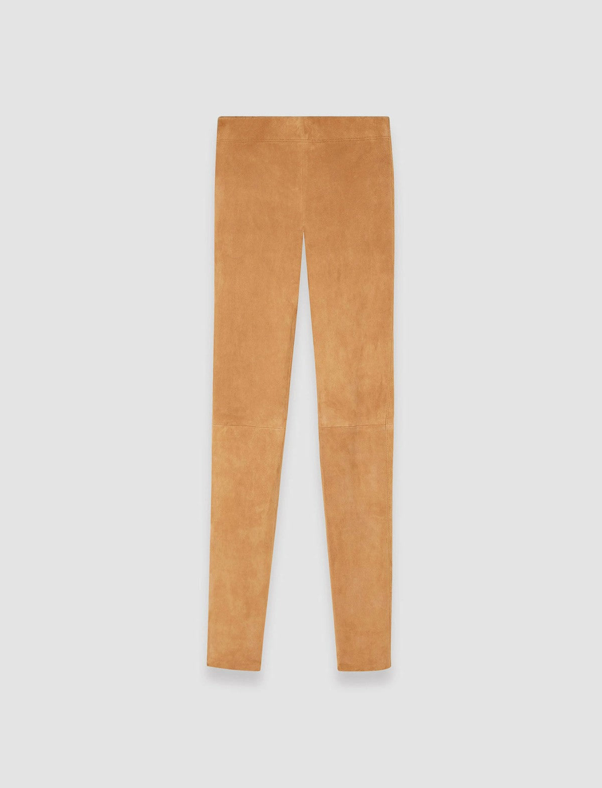 JOSEPH Fashion Women Suede Stretch Leggings Clay