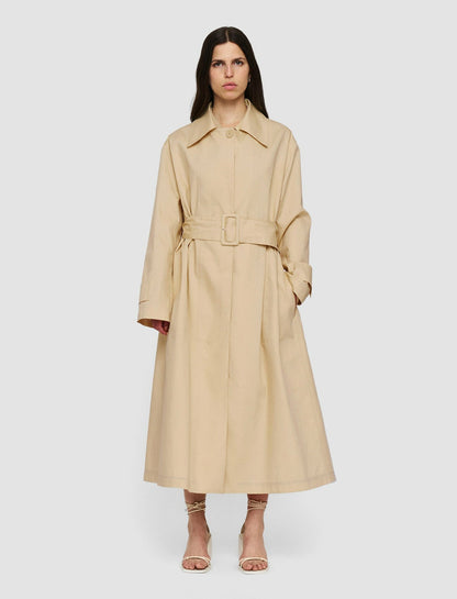 JOSEPH Fashion Women Bonded Mac Lowendale Coat Safari
