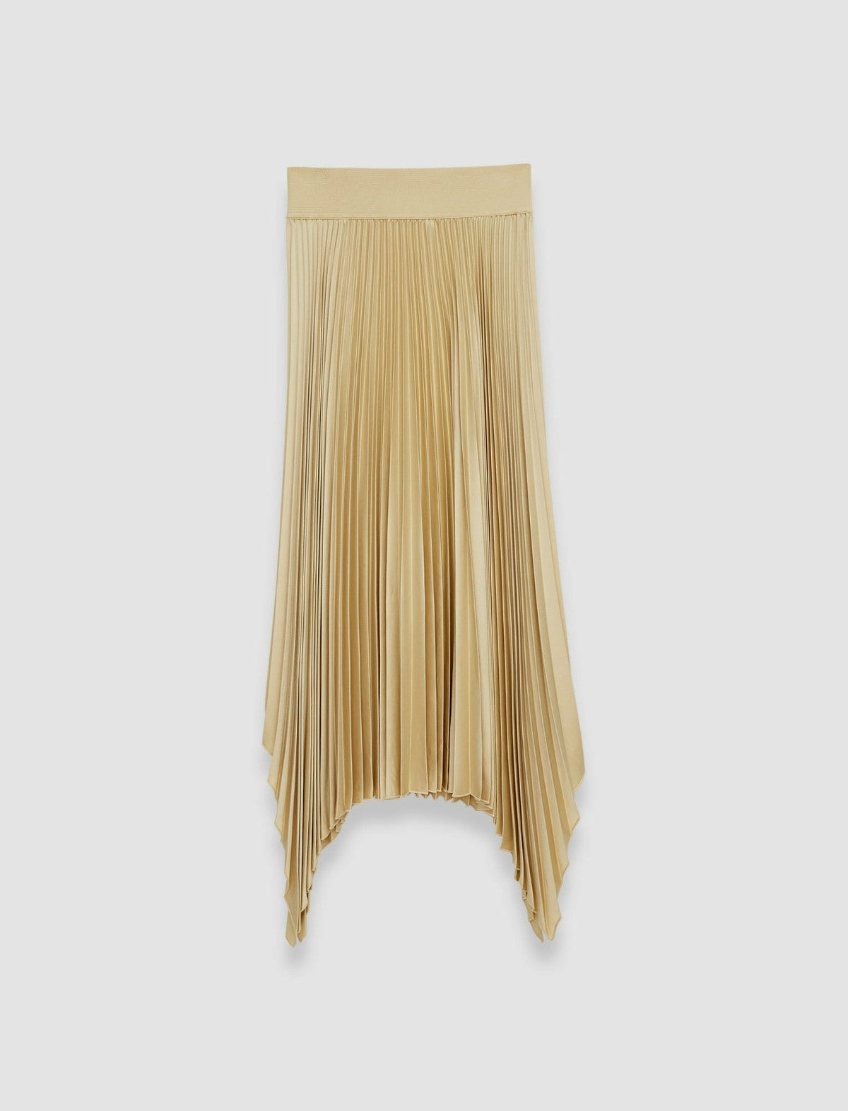 JOSEPH Fashion Women Ade Knit Weave Plissé Skirt Safari