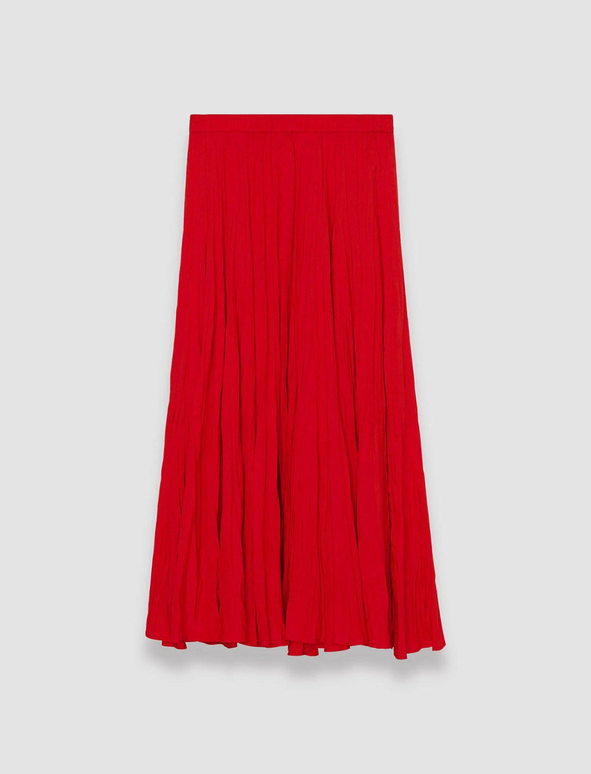 JOSEPH Fashion Women Sully Habotai Silk Skirt Crimson