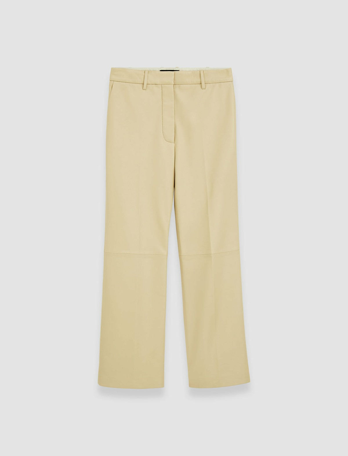 JOSEPH Fashion Women Nappa Leather Talia Trousers Safari