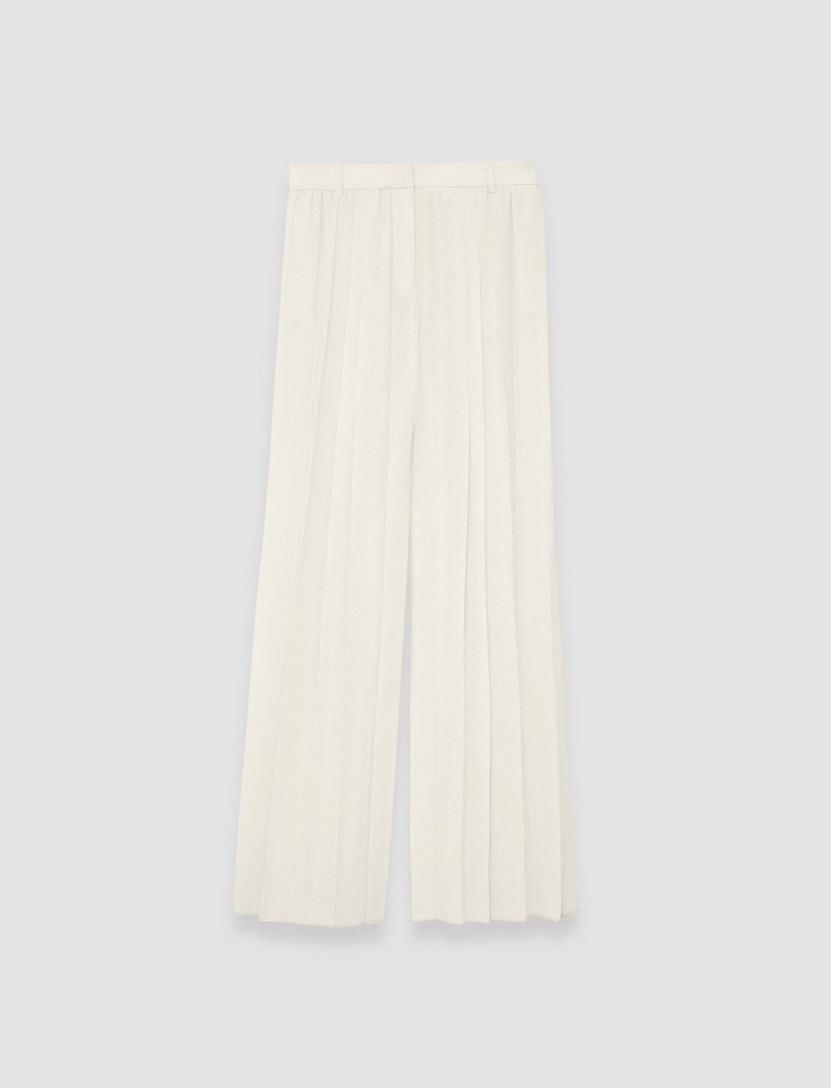 JOSEPH Fashion Women Tibre Airy Plissé Trousers Papyrus