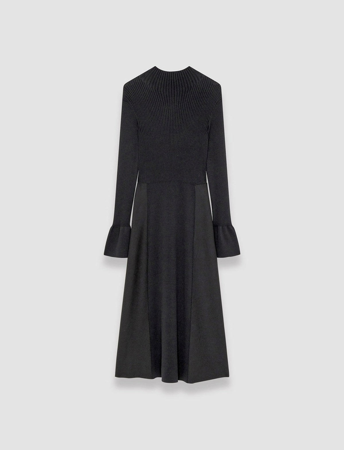 JOSEPH Fashion Women Mixed Media Duperre Dress Black