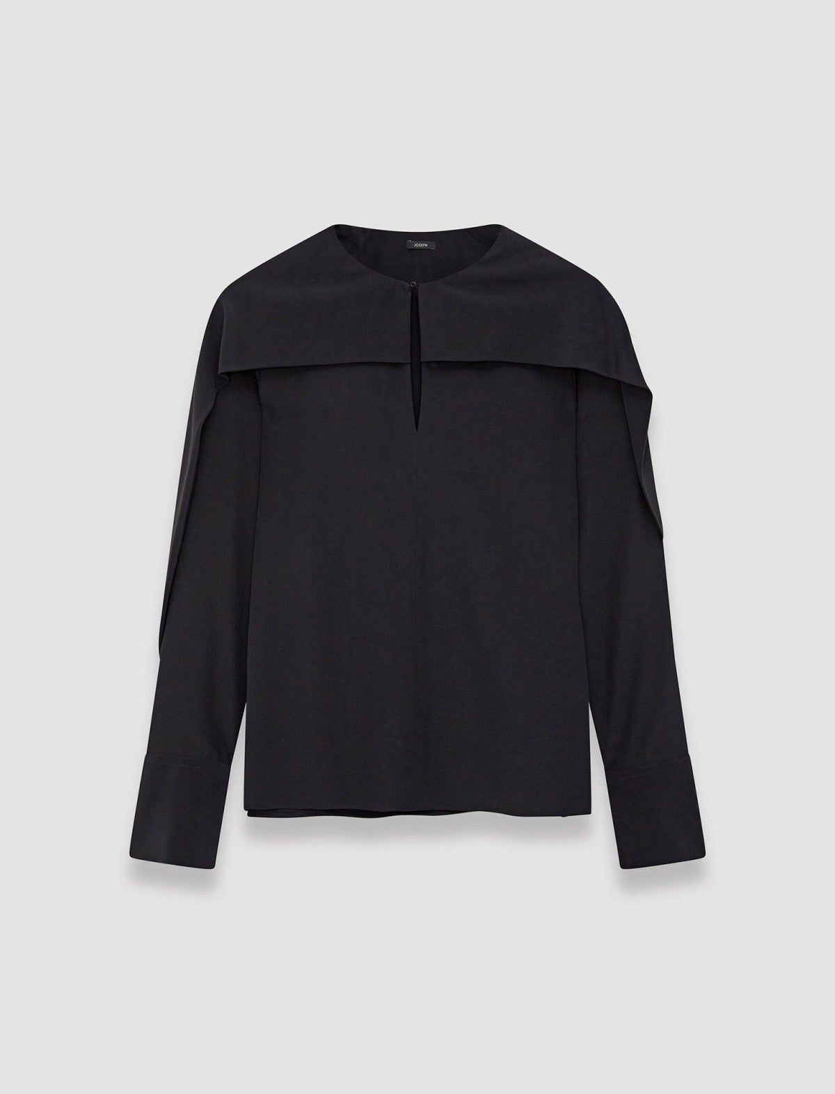 JOSEPH Fashion Women Silk Crepe de Chine Balard Blouse Black