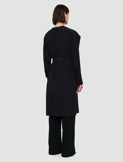 JOSEPH Fashion Women Silk Crepe de Chine Danville Dress Black