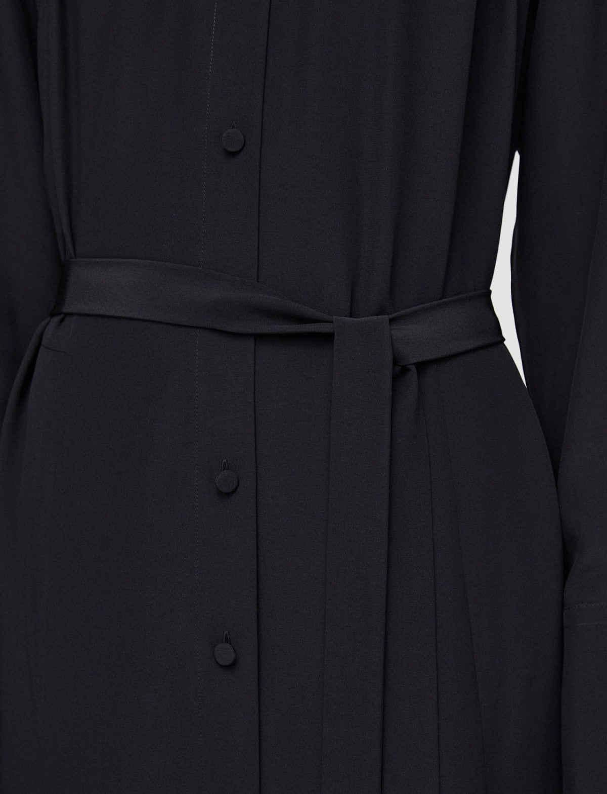 JOSEPH Fashion Women Silk Crepe de Chine Diane Dress Black