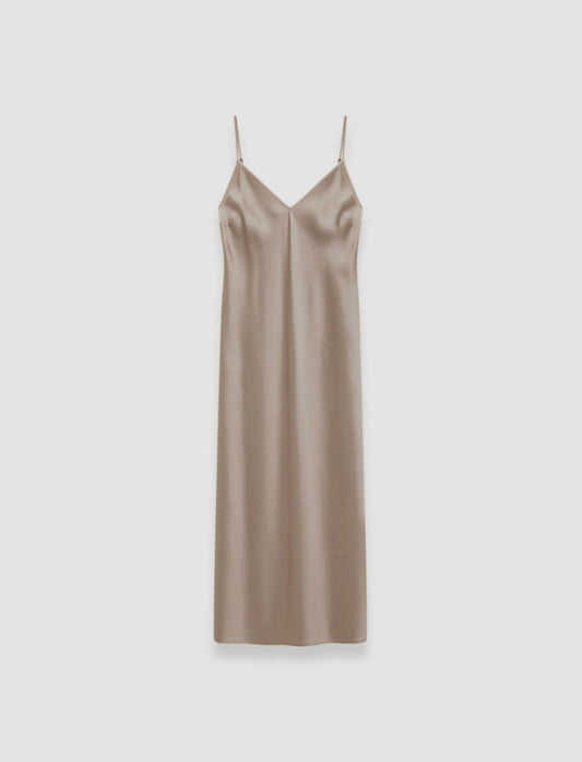 JOSEPH Fashion Women Silk Satin Clea Dress Spark