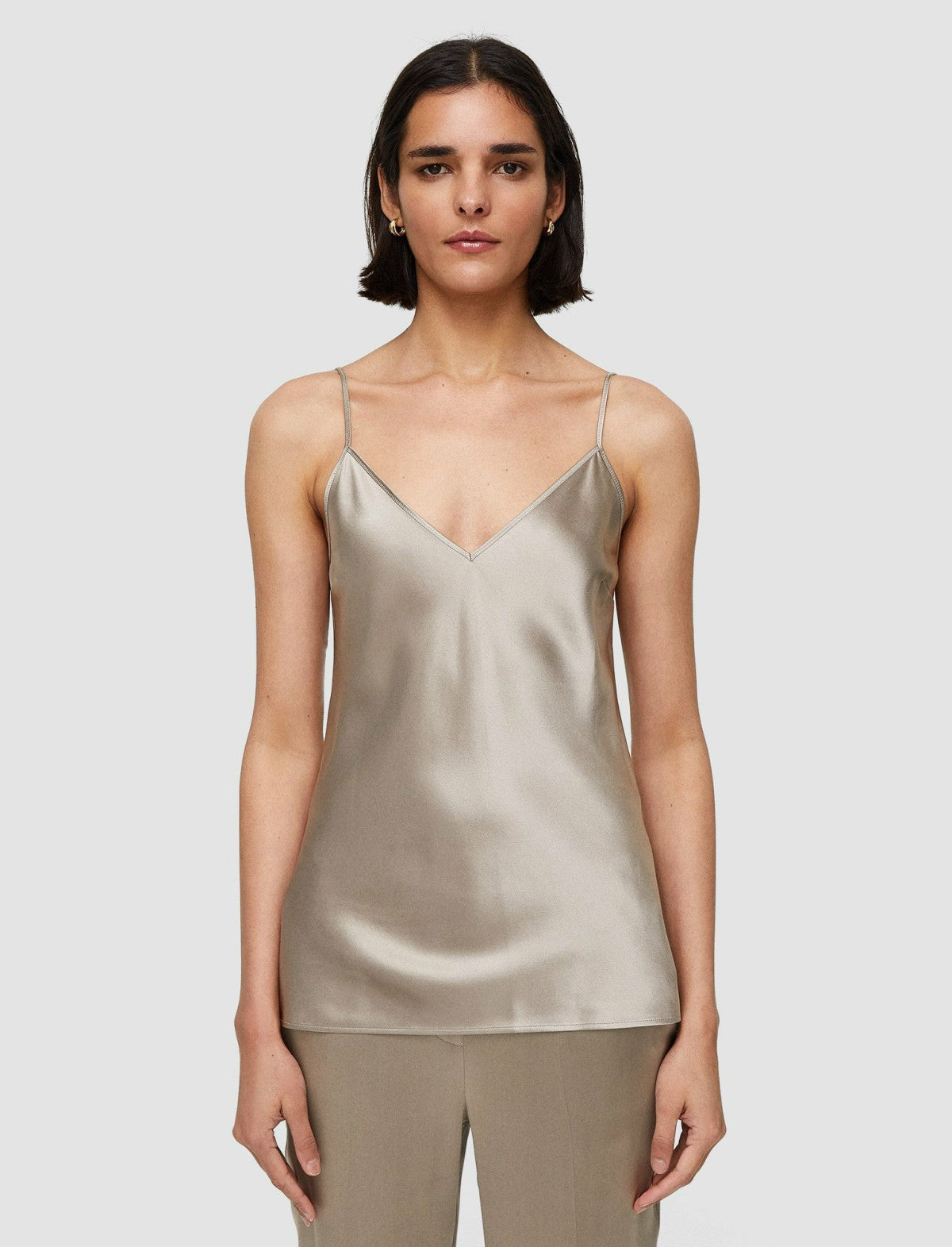 JOSEPH Fashion Women Clea Silk Satin Camisole Spark