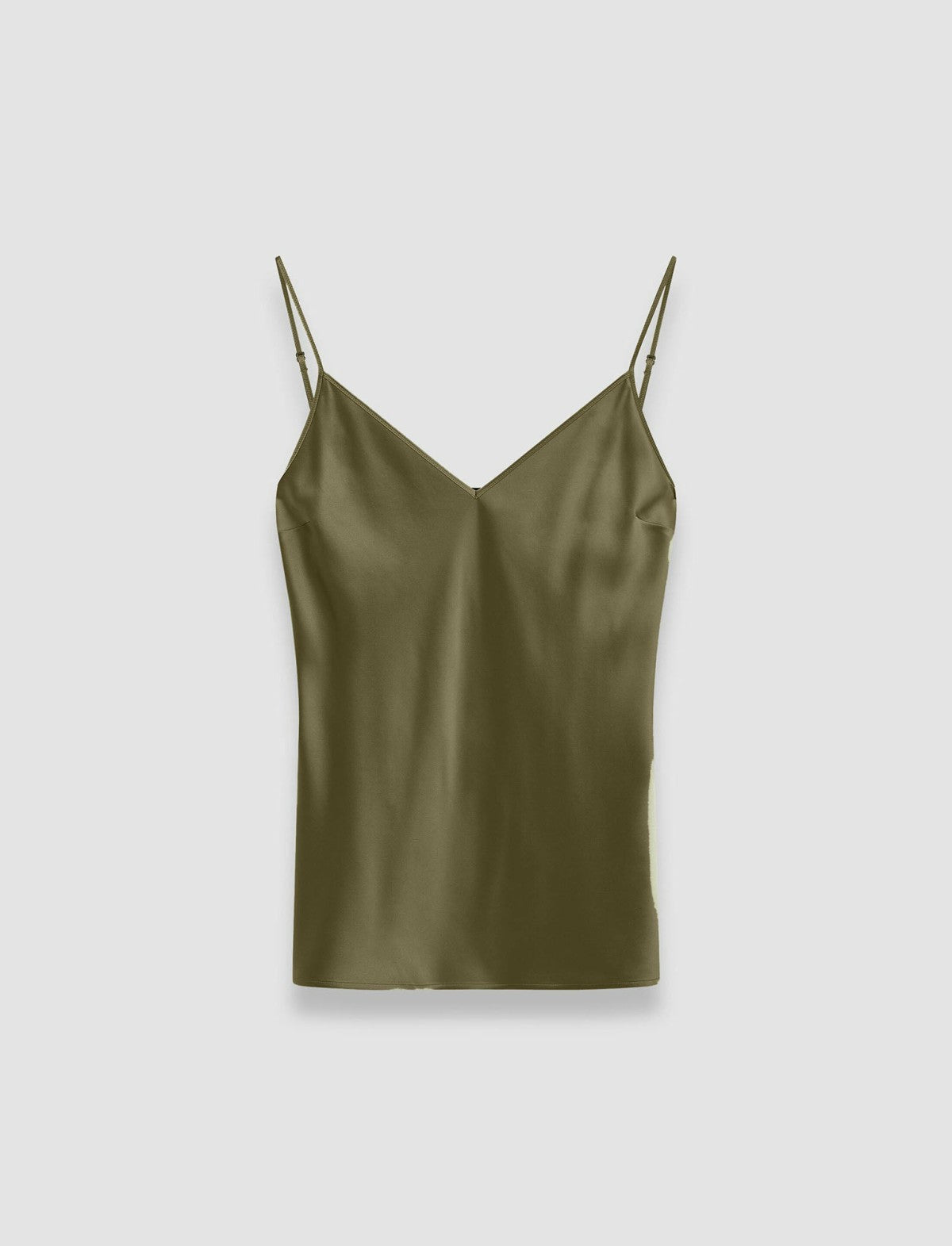 JOSEPH Fashion Women Clea Silk Satin Camisole Dark Olive