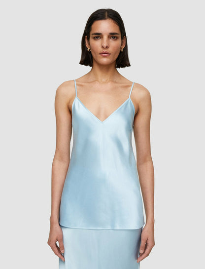 JOSEPH Fashion Women Clea Silk Satin Camisole Arctic