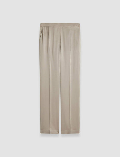 JOSEPH Fashion Women Tova Silk Satin Trousers Spark