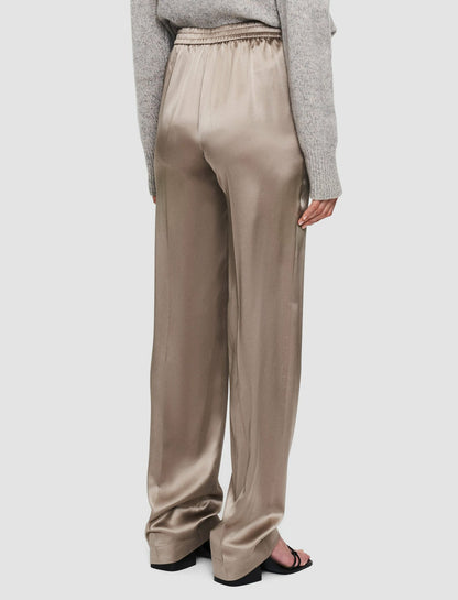 JOSEPH Fashion Women Tova Silk Satin Trousers Spark