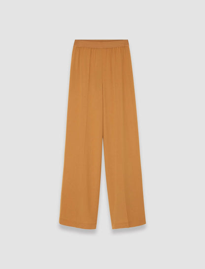 JOSEPH Fashion Women Hulin Crepe de Soie Silk Trousers Clay