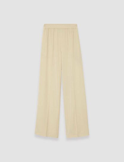 JOSEPH Fashion Women Hulin Crepe de Soie Silk Trousers Safari