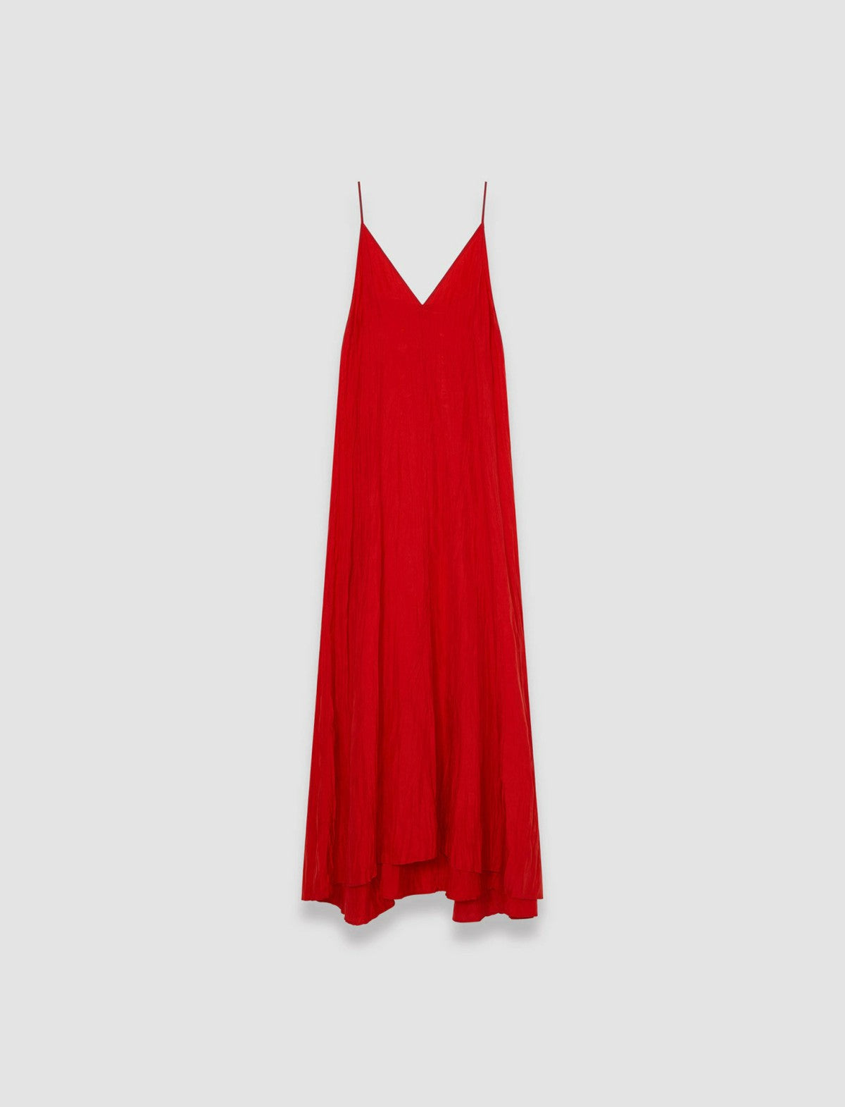 JOSEPH Fashion Women Habotai Silk Daniele Dress Crimson