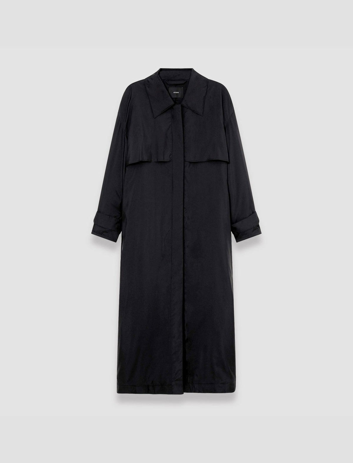 JOSEPH Fashion Women Silky Quilting Clovis Coat Black