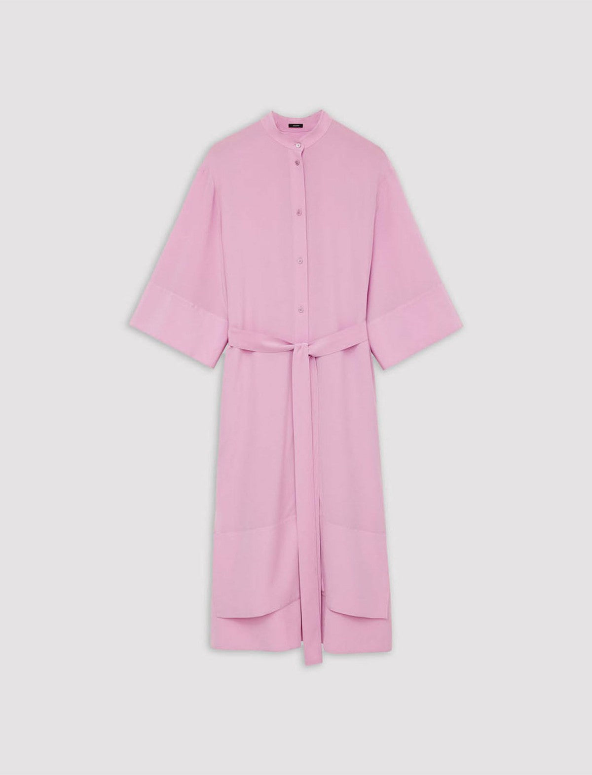JOSEPH Fashion Women Darius Crepe de Soie Silk Dress Begonia Pink