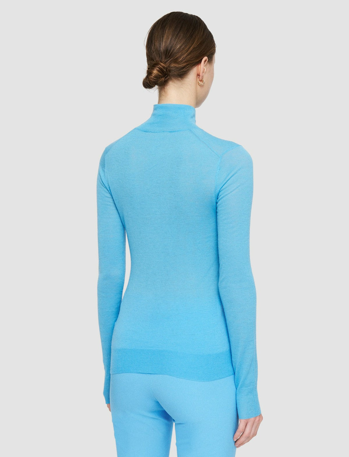 JOSEPH Fashion Women Cashair High Neck Jumper Dark Arctic