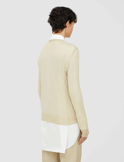 JOSEPH Fashion Women Cashair V Neck Jumper Safari
