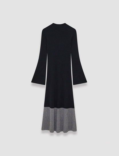 JOSEPH Fashion Women Colour Block Dress Black/Grey