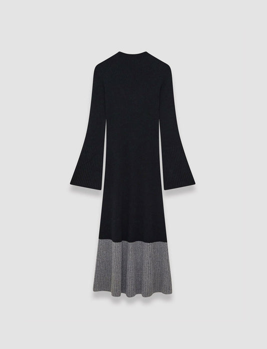JOSEPH Fashion Women Colour Block Dress Black/Grey