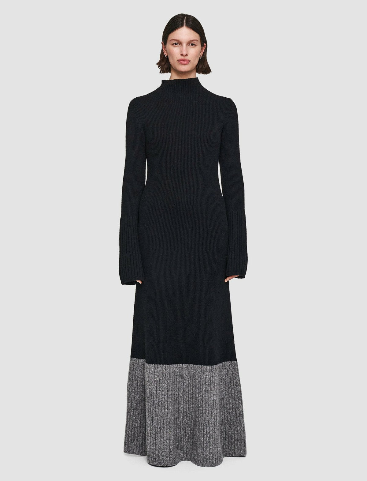 JOSEPH Fashion Women Colour Block Dress Black/Grey