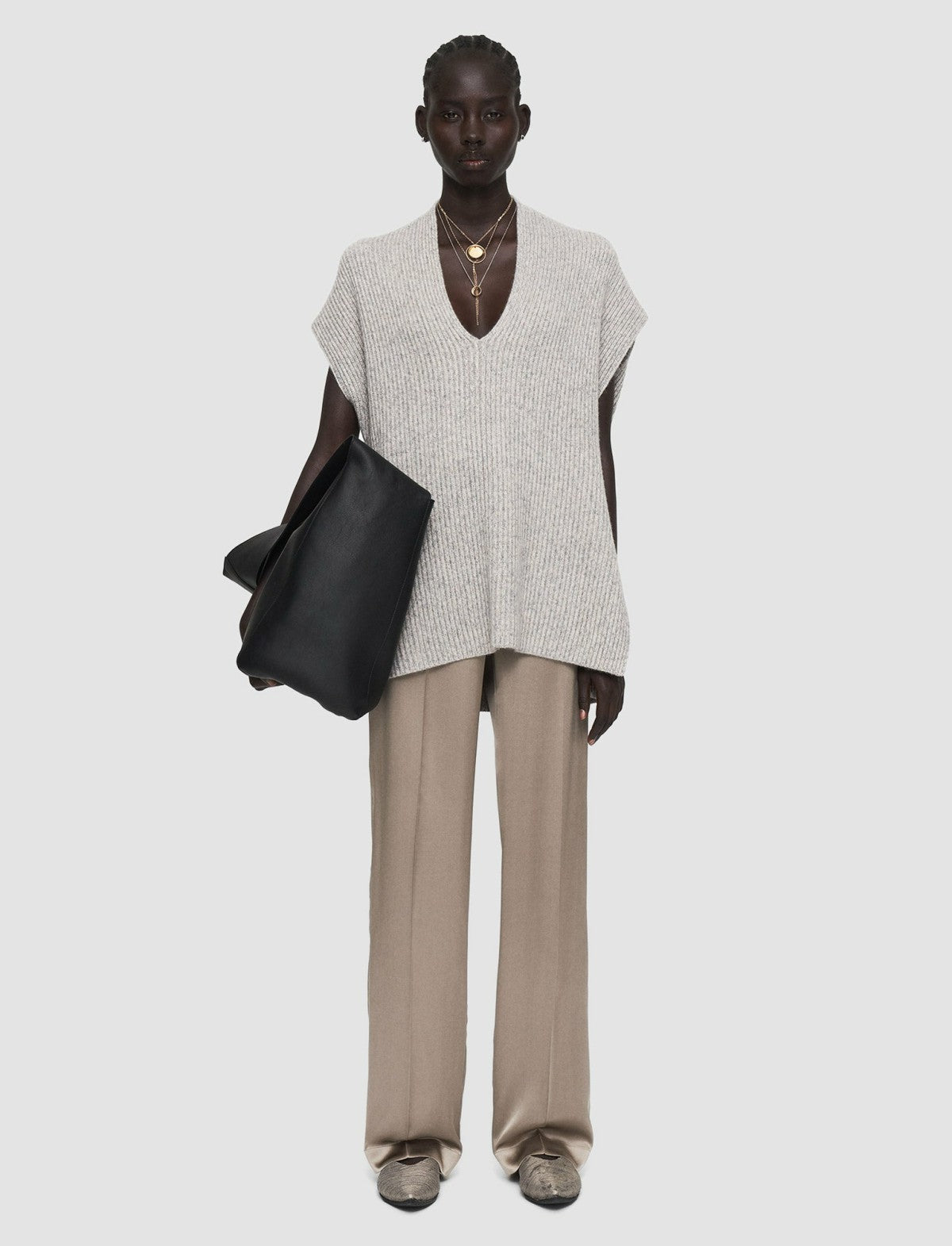 JOSEPH Fashion Women Luxe Cashmere Vest Spark