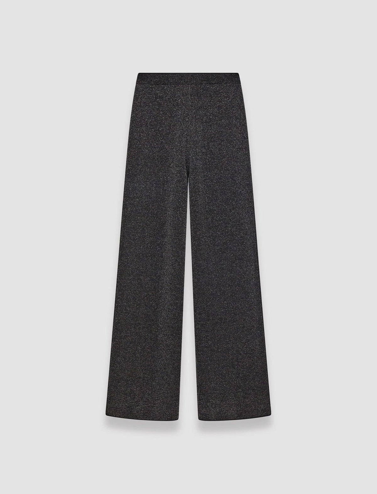 JOSEPH Fashion Women Double Face Lurex Merino Trousers Black