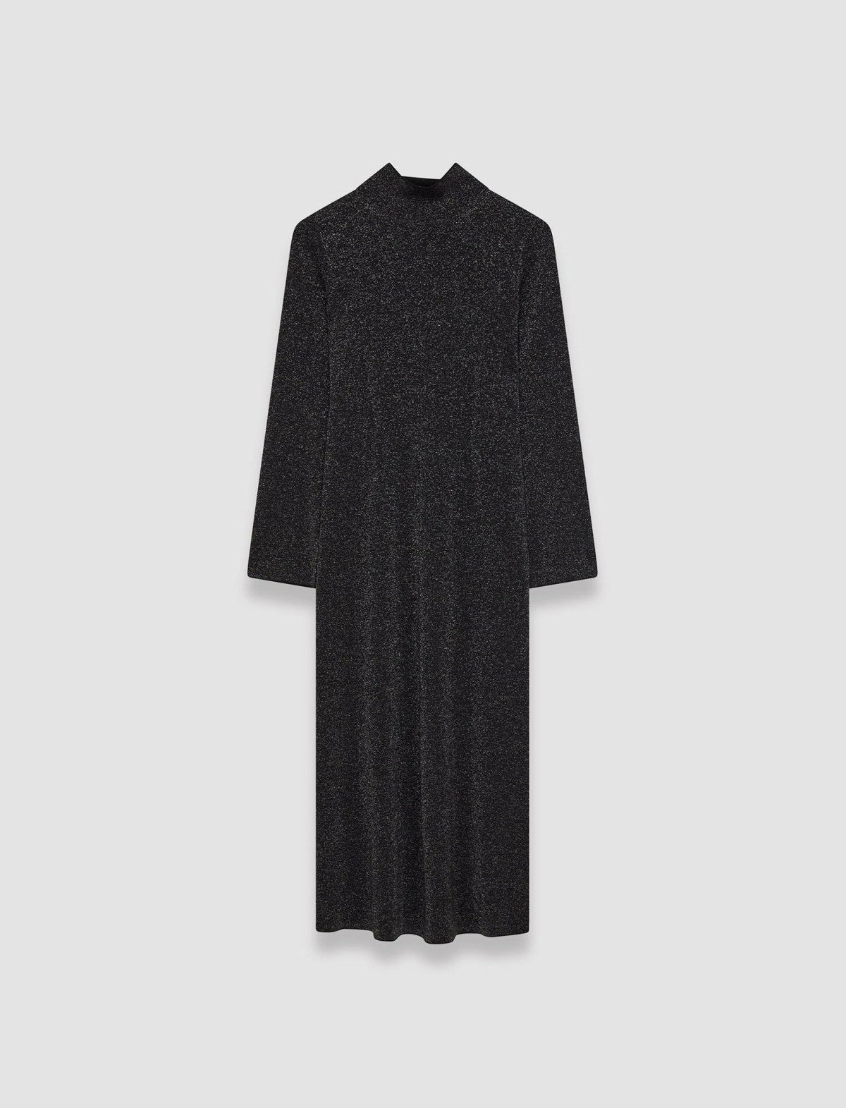 JOSEPH Fashion Women Double Face Lurex Merino Dress Black