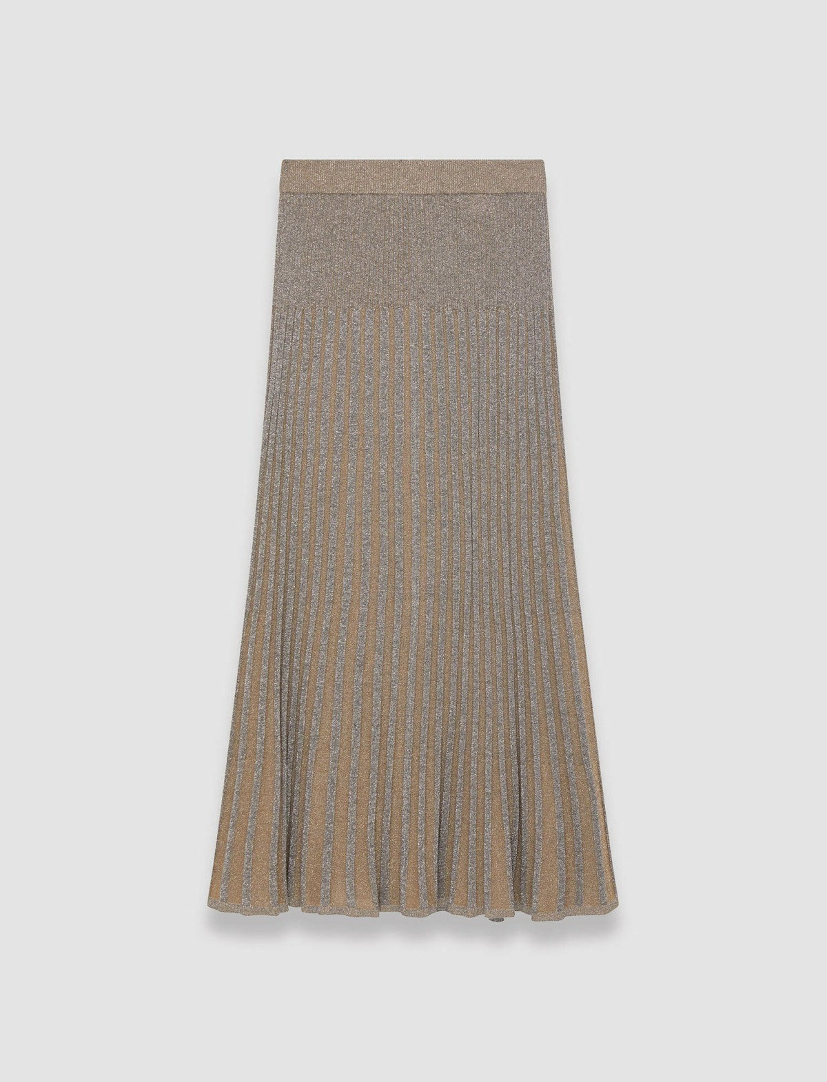 JOSEPH Fashion Women Lurex Knit Skirt Metallic Spark