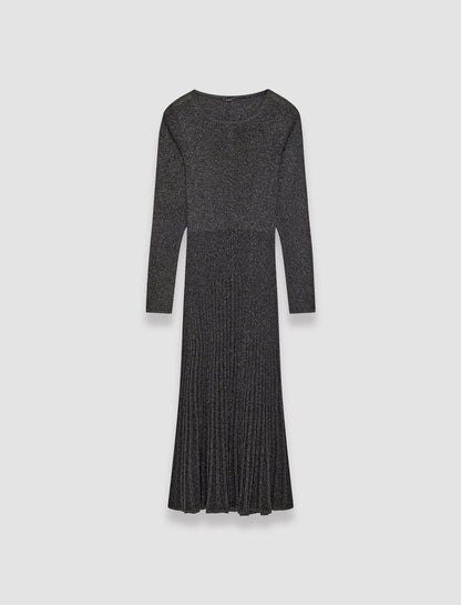JOSEPH Fashion Women Lurex Knit Dress Black