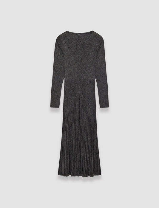 JOSEPH Fashion Women Lurex Knit Dress Black