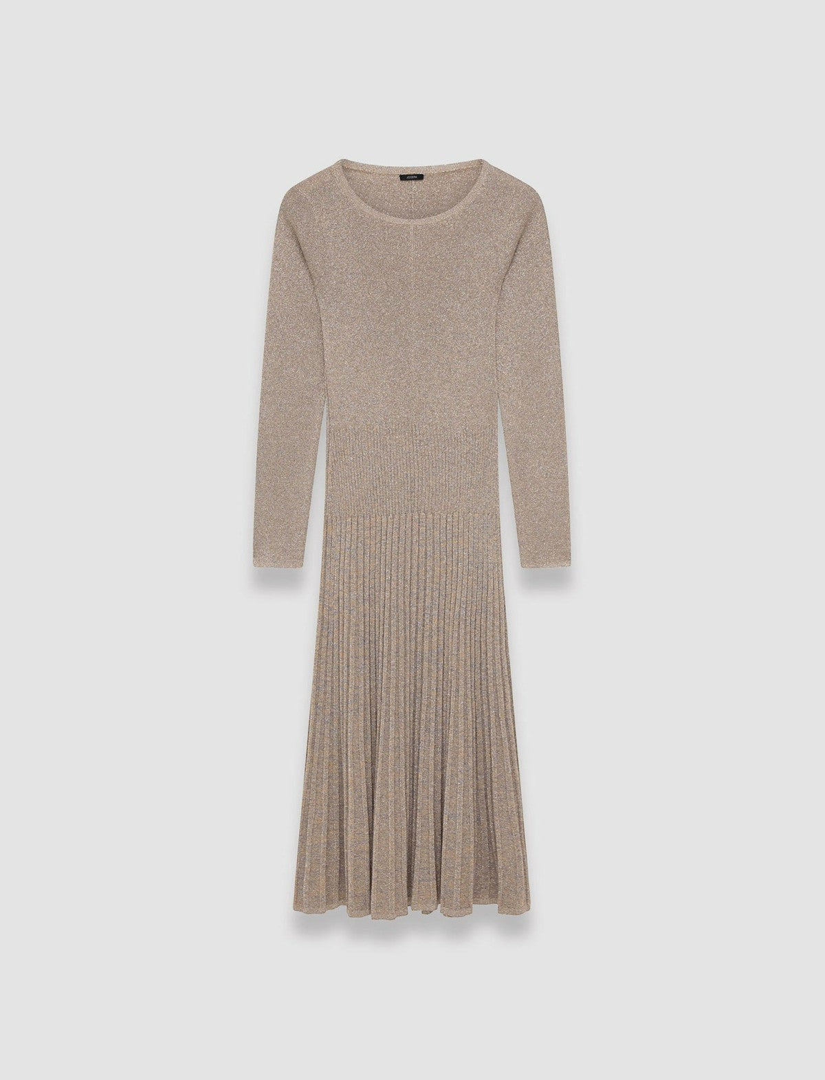 JOSEPH Fashion Women Lurex Knit Dress Metallic Spark